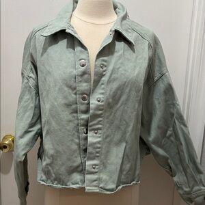 GB Light Green Jean Jacket
